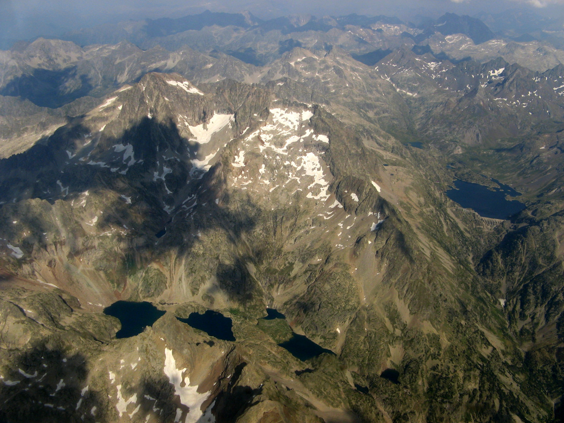 Lacs d’Ariel au pied du Balaïtous et lac
de Respumoso Balaitous